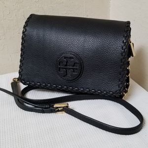 Tory Burch Black Small Leather Shoulder Bag